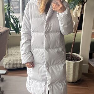 Long puffer coat